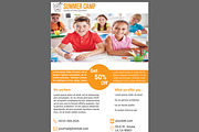 Summer Camp School Admission Flyer