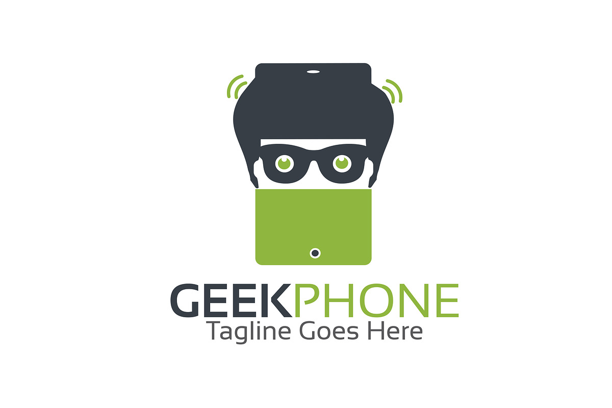 Geek Phone Logo in Logo Templates - product preview 8