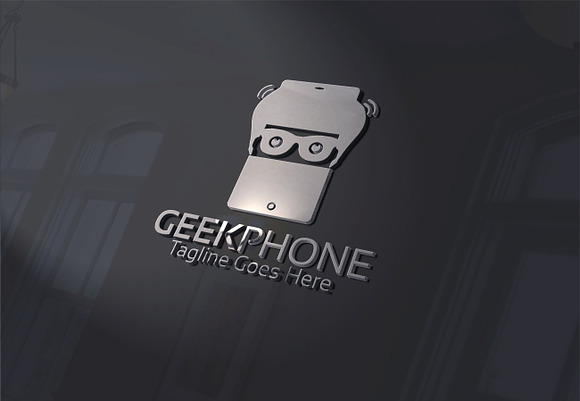 Geek Phone Logo in Logo Templates - product preview 2