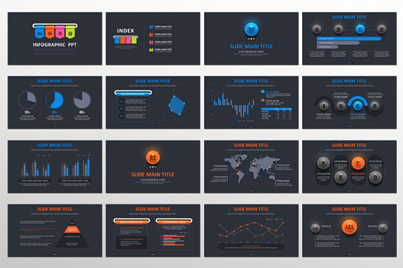 Infographic PPT in PowerPoint Templates - product preview 1