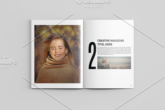 Fashion LookBook Magazine-V545 in Magazine Templates - product preview 8