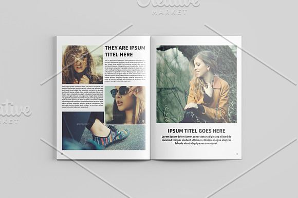 Fashion LookBook Magazine-V545 in Magazine Templates - product preview 15