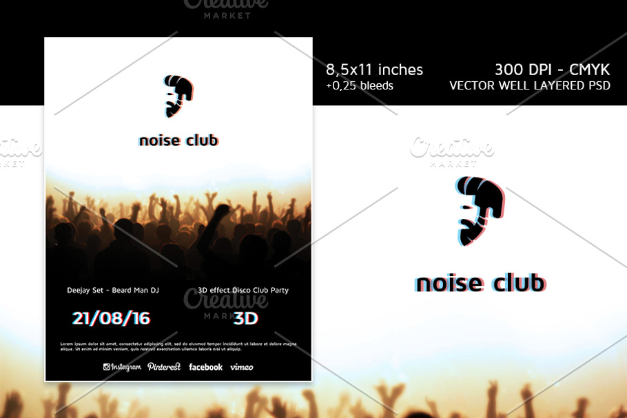 Noise Club Party Flyer