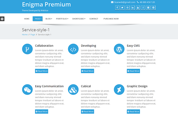 Enigma Premium  WordPress Theme in WordPress Business Themes - product preview 1