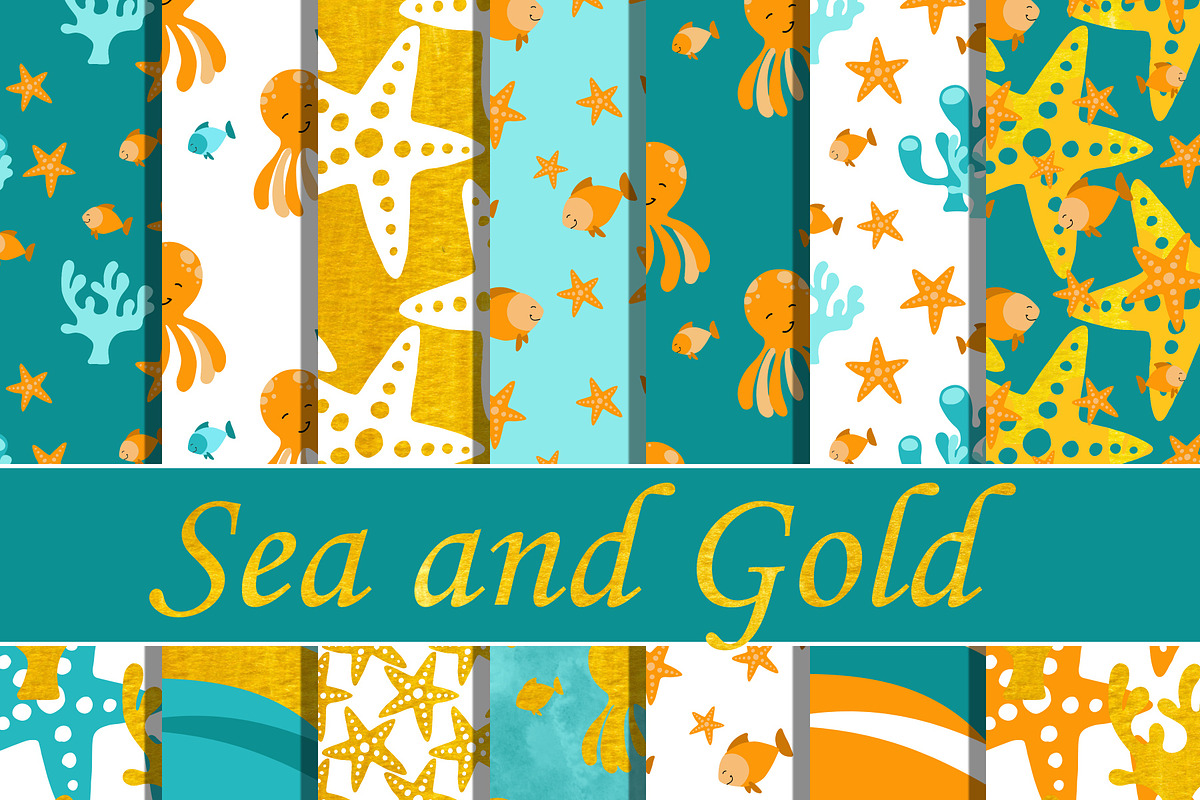 Sea patterns in Patterns - product preview 8