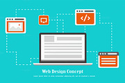 Web Design Concept Vector 1