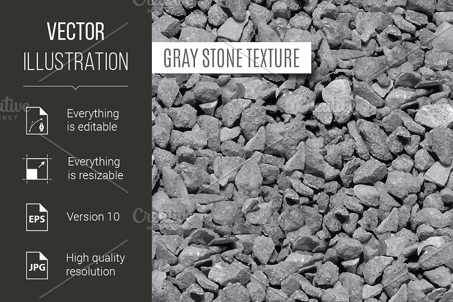seamless stone texture in Graphics - product preview 8