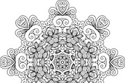 Intricate symmetrical pattern