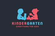 KinderGarten Logo Design + Fonts
