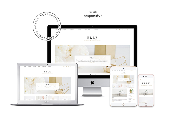 Wordpress Theme Elle in WordPress Blog Themes - product preview 1