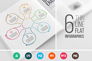 Line flat elements for infographic_6