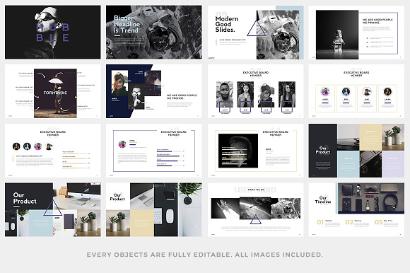 HUBBLE - Modern Powerpoint Template in PowerPoint Templates - product preview 2