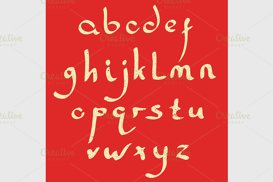 Vector handmade Roman alphabet in Graphics - product preview 8