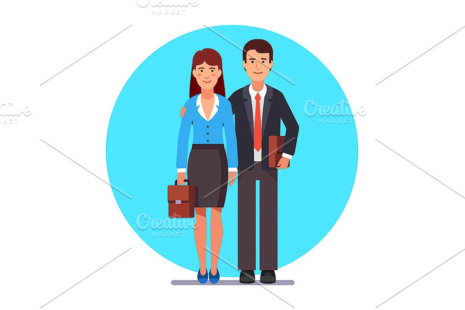 Family business couple in Illustrations - product preview 8