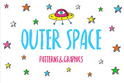 Outer Space patterns&graphics