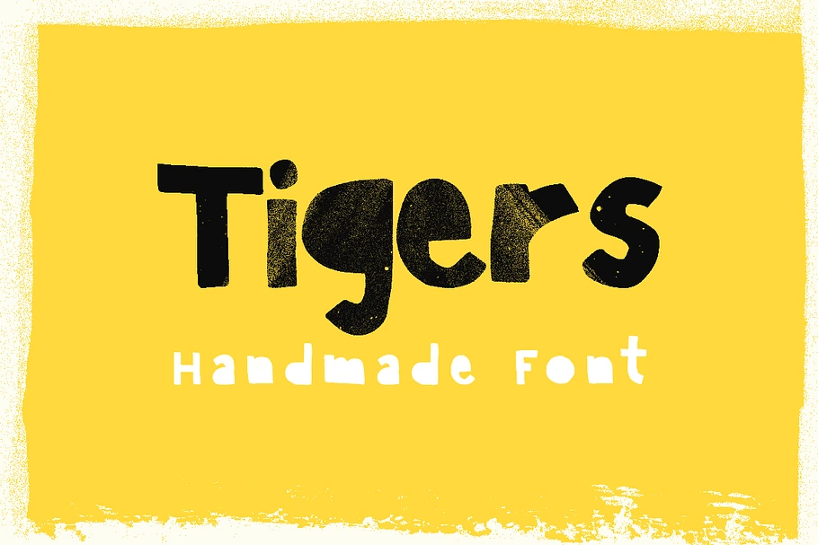 Tigers — Block Font in Block Fonts - product preview 8