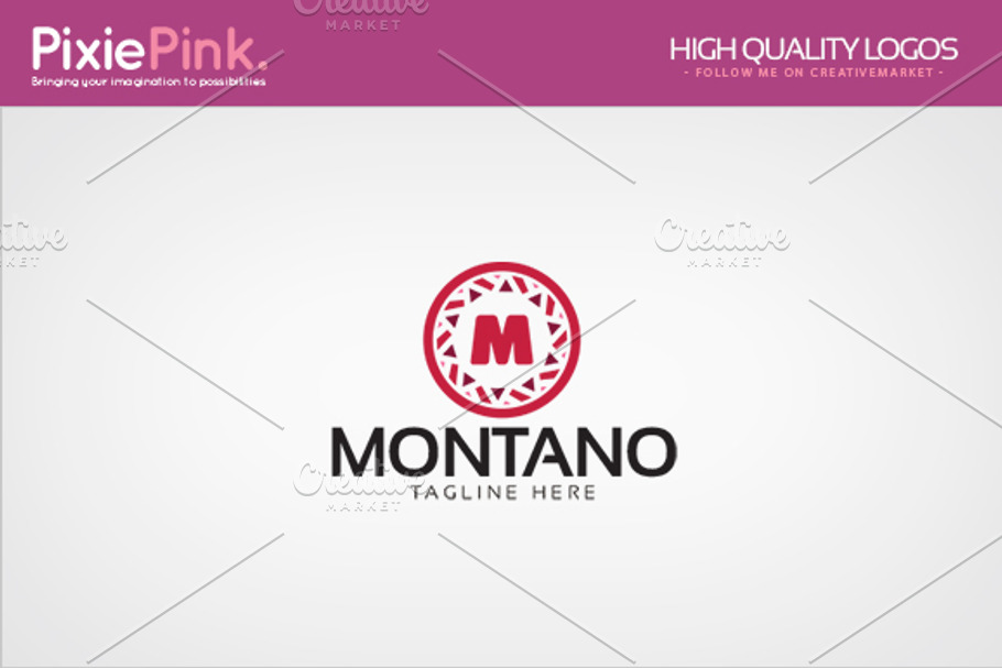 Montano Logo Template in Logo Templates - product preview 8