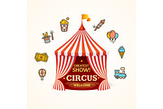 Circus Concept. Vector