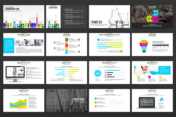 Chemistry Lab Presentation Template in PowerPoint Templates - product preview 1