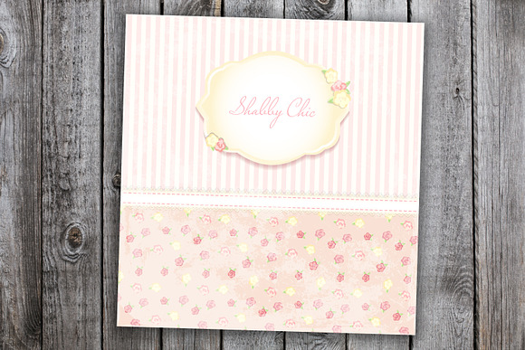 shabby chic card in Illustrations - product preview 1