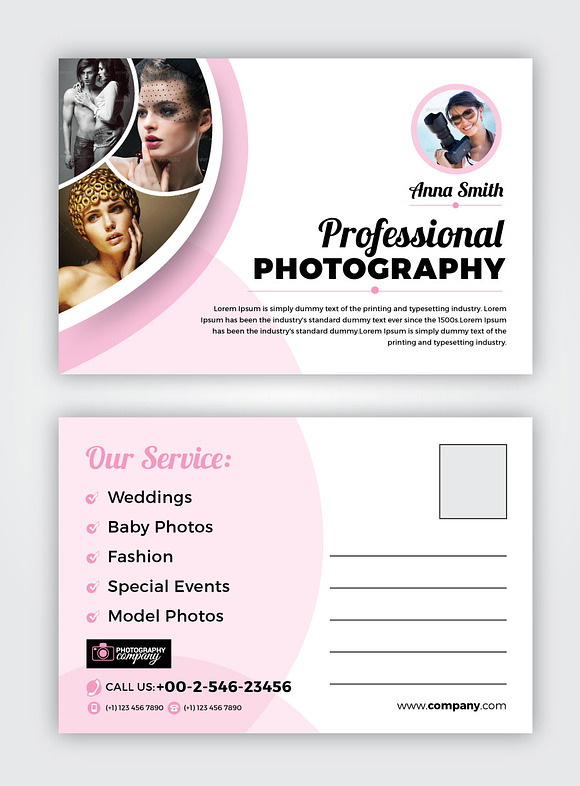 Post Card 2 in Postcard Templates - product preview 1
