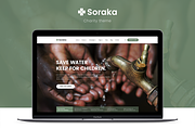Soraka - Material Design Charity PSD