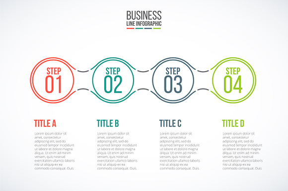 Line flat elements for infographic_7 in PowerPoint Templates - product preview 7