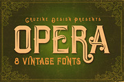 Opera Vintage Typeface