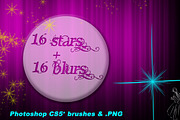 32 Star & Blur Brushes