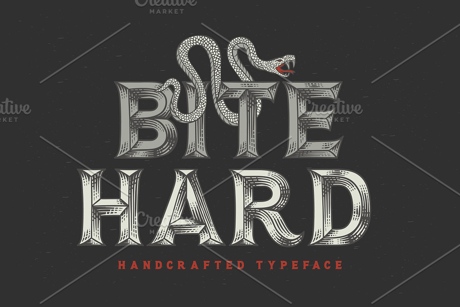 Bite Hard font in Display Fonts - product preview 8