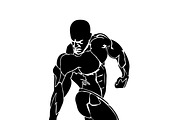 strongman, bodybuilding concept