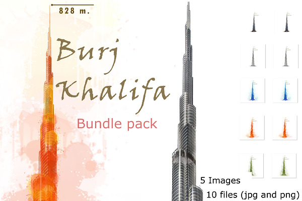 10x Burj Khalifa, Dubai, Emirates 