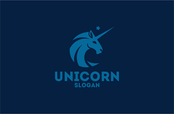 Unicorn Logo in Logo Templates - product preview 1