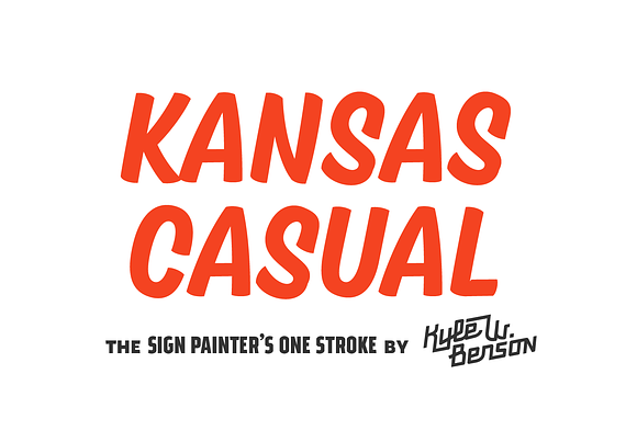 Kansas Casual in Display Fonts - product preview 4