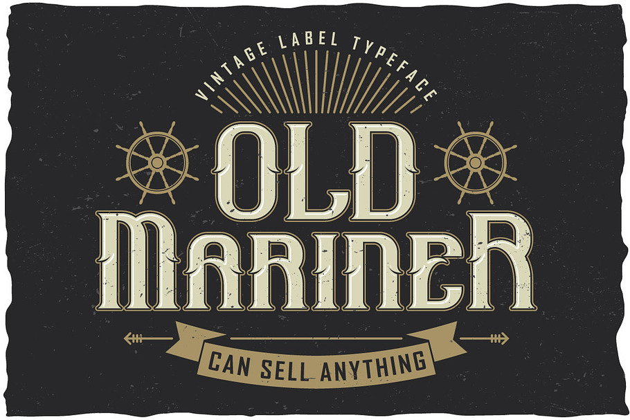 Old Mariner Label Typeface