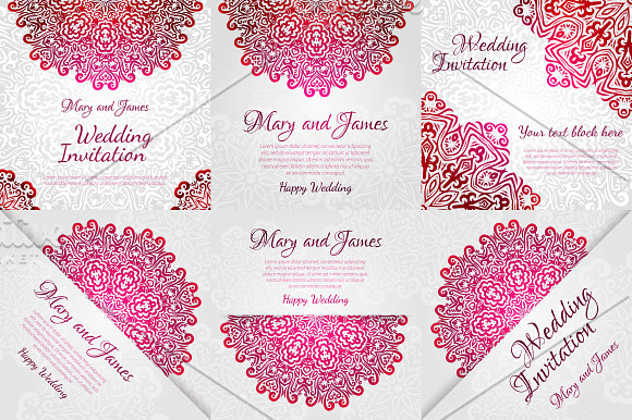 15 Invitations Cards and Envelopes in Postcard Templates - product preview 2