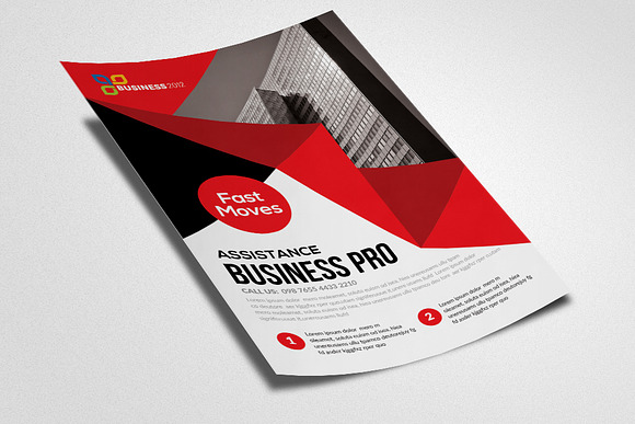 Clean Business Flyer Templates in Flyer Templates - product preview 1