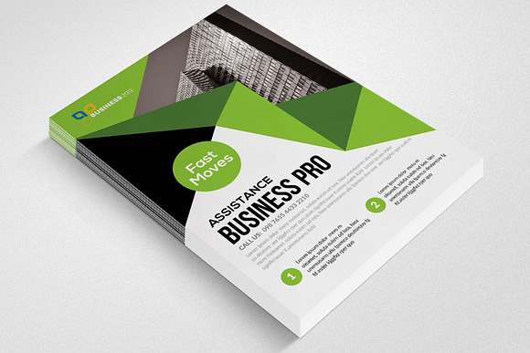 Clean Business Flyer Templates in Flyer Templates - product preview 2