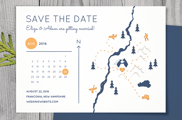 Rustic Save the Date in Wedding Templates - product preview 2