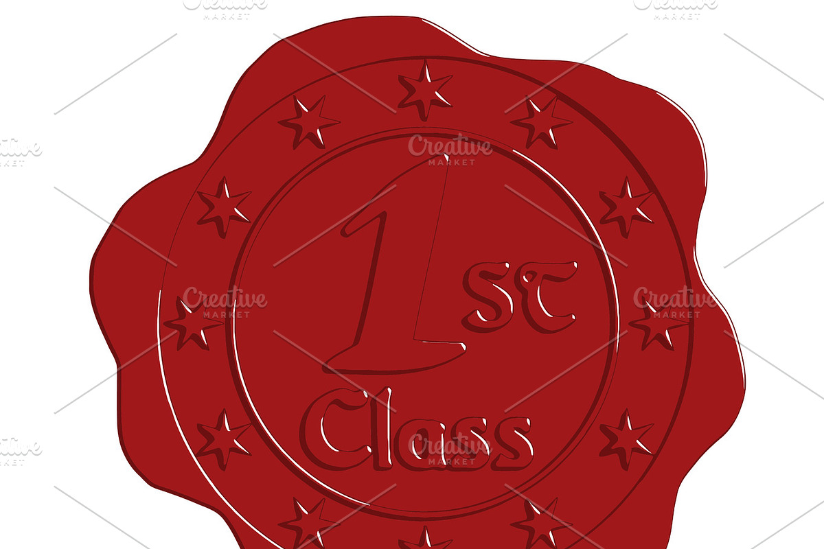 First Class Red Wax in Objects - product preview 8