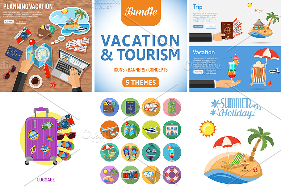 Vacation and Tourism Themes