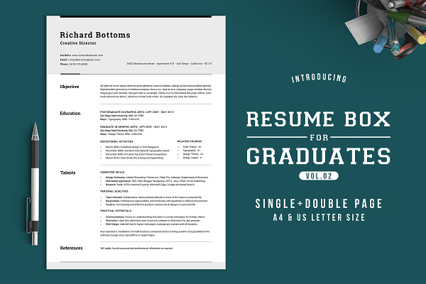 Resume Box for College Graduates V.2