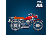 Motorcycle mechanics scheme