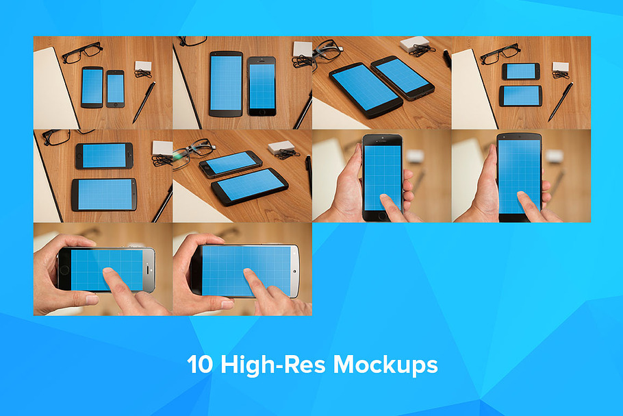 10 iOS and Android Mockups
