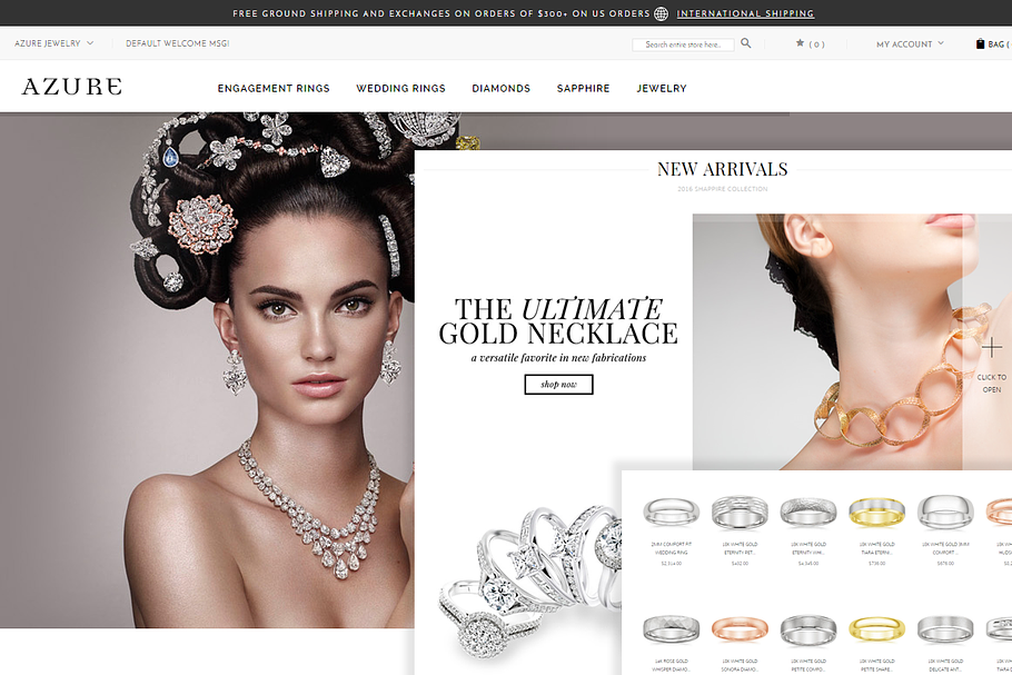 Azure Multipurpose Magento Theme in Magento Themes - product preview 8