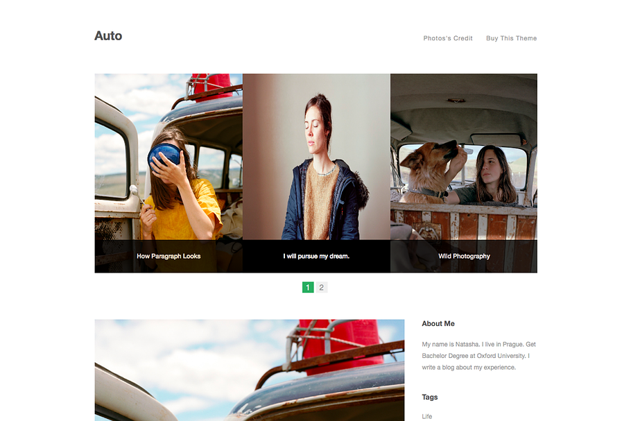 Auto - Blog Ghost Theme in Ghost Themes - product preview 8