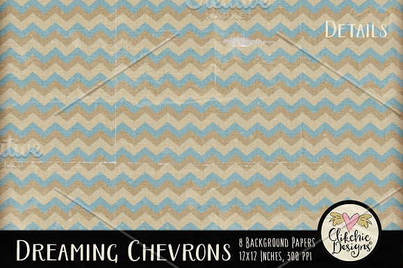Dreaming Chevron Beach Textures in Textures - product preview 3