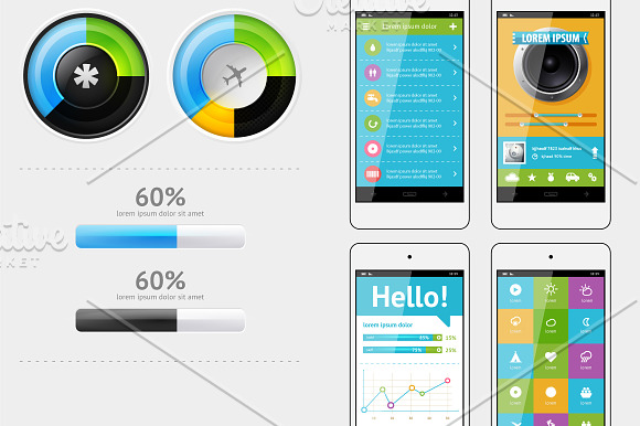 Elements of Infographics in Illustrations - product preview 3