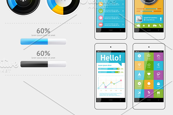 Elements of Infographics in Illustrations - product preview 4