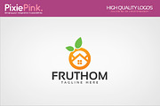 Fruit Home Logo Template